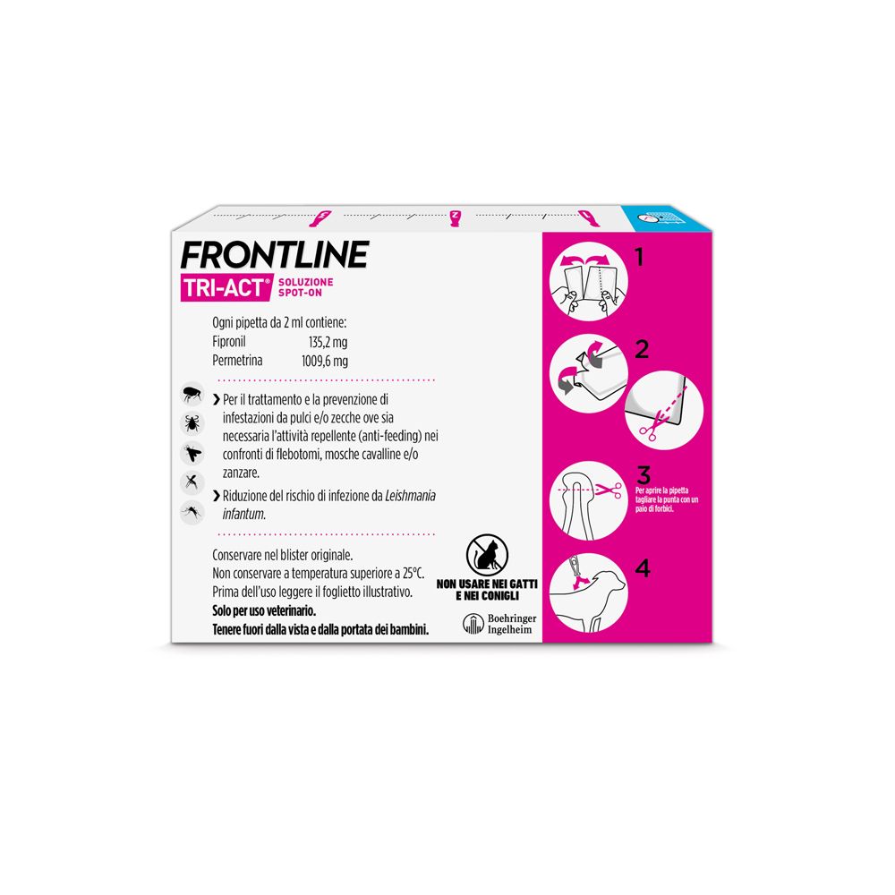 Frontline tri-act 3 pip. cane
