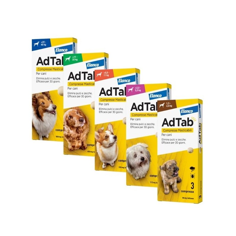 Adtab cane 3 compresse
