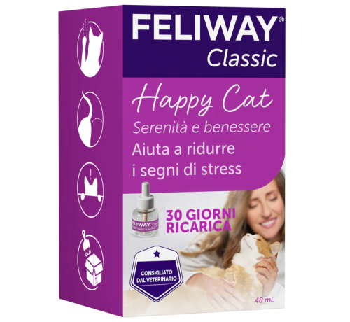 Feliway classic ricarica 48 ml. 1 mese