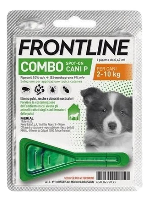 Frontline combo cani 2-10 kg 1 pip.